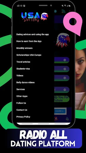 I-download ang USA Dating: Humanap ng Pag-ibig sa USA at Paris - Screenshot 15