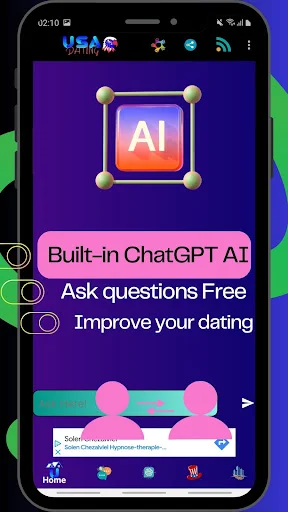 I-download ang USA Dating: Humanap ng Pag-ibig sa USA at Paris - Screenshot 19
