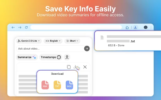 Clarify AI: YouTube Summaries – AI Video Summary Tool - Screenshot 4