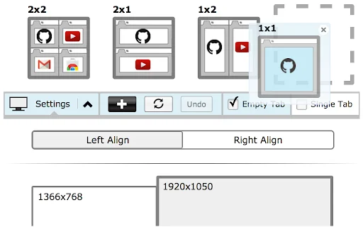 Tab Resize – Split Screen Layouts | I-download ang Best Tool - Screenshot 2