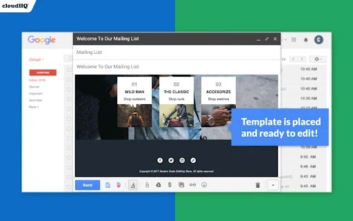 Gmail Email Templates ng cloudHQ – Gawa at Magpadala ng Propesyonal - Screenshot 3