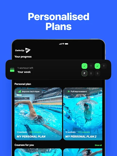 I-download ang SwimUp – Ang Iyong Personal na Swimming Coach - Screenshot 14