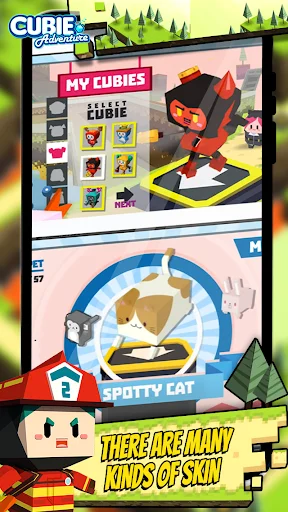 I-download ang Cubie Adventure World – Masayang Running Game - Screenshot 19