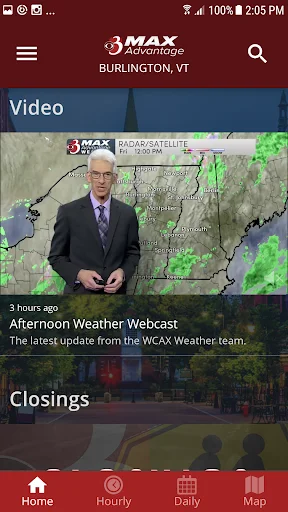 I-download ang WCAX WEATHER App – Tumpak na Panahon sa Android - Screenshot 2