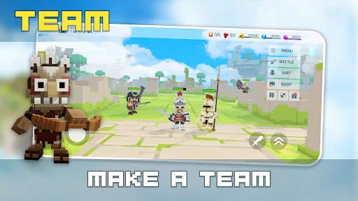 I-download ang Craft Warriors Frontier – Laro ng Estratehiya - Screenshot 3