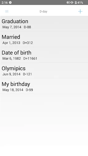 I-download ang D-Day List – Anniversary at Event Counter App - Screenshot 3
