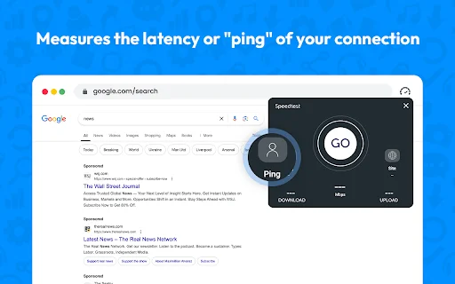 Speed Test para sa Chrome – Mabilis at Tumpak na Internet Speed Test - Screenshot 2