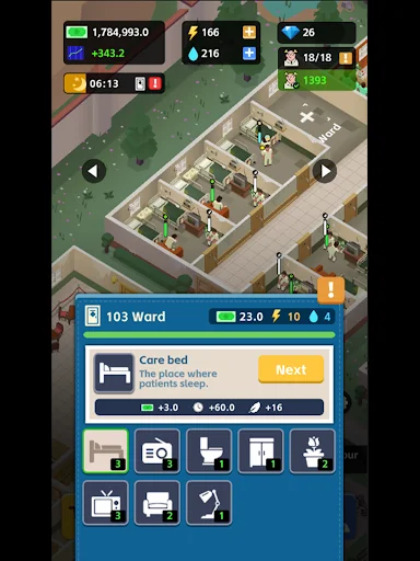 I-download ang IDLE MAD HOUSE TYCOON – Pamahalaan ang Baliw na Hospital - Screenshot 20