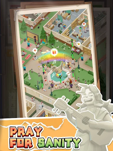 I-download ang IDLE MAD HOUSE TYCOON – Pamahalaan ang Baliw na Hospital - Screenshot 11