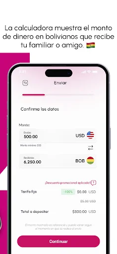 I-download ang Zensy App – Mabilis na Pagpapadala ng Pera sa Bolivia - Screenshot 2