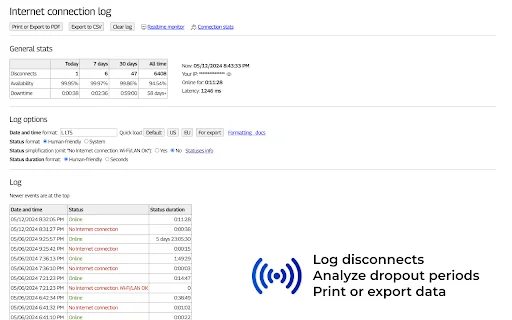 Internet Connection Monitor: Subaybayan ang Iyong Internet Speed - Screenshot 3