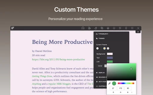 I-download ang Reader Mode para sa Chrome – Distraction-Free na Pagbabasa - Screenshot 5