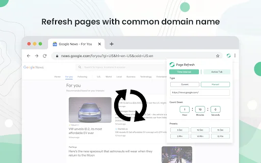 Auto Refresh & Page Monitor – Awtomatikong I-reload ang Web Page - Screenshot 2