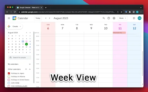 I-download ang G-calize: Gawing Makulay ang Google Calendar - Screenshot 2